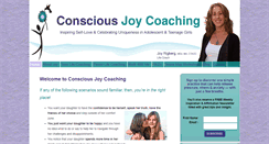 Desktop Screenshot of consciousjoycoaching.com